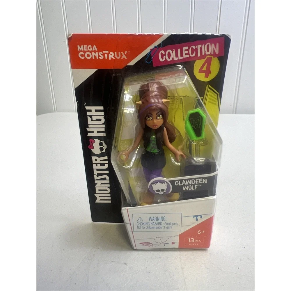 New Monster High Construx Clawdeen Wolf Series Collection 4 Mega Blocks